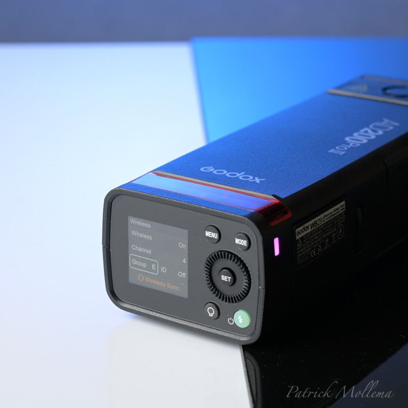 Backside Godox AD 200 Pro II